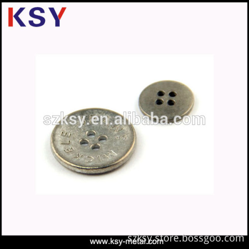 china cheap large metal button for clothing